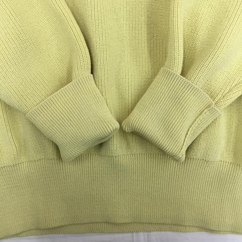 ロペ ROPE  ニット、セーター 長袖 38 無地 黄 / イエロー /  レディース USED 古着 中古 10139804