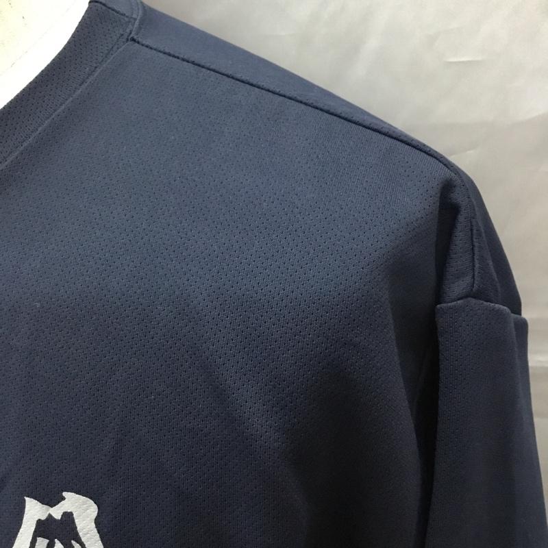 フォックスファイヤー FOXFIRE Tシャツ 半袖 半袖カットソー プリントTシャツ クルーネックカットソー L プリント 紺 / ネイビー /  メンズ USED 古着 中古 10116026