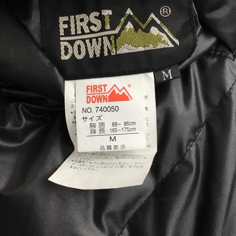 ファーストダウン FIRST DOWN ジャケット、上着 ダウンジャケット 740050 M 無地 黒 / ブラック /  メンズ USED 古着 中古 10119768