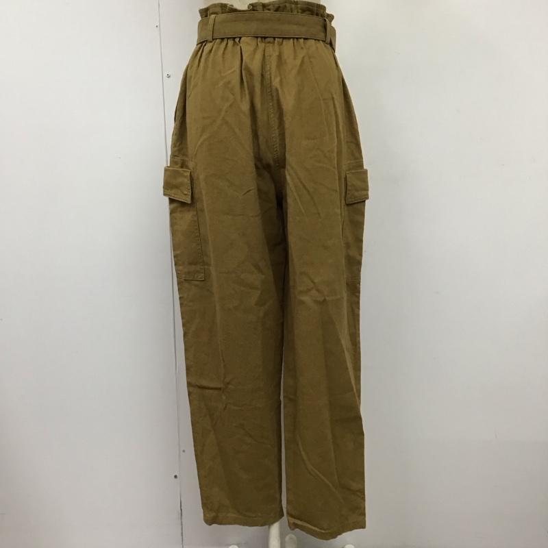 マウジー MOUSSY ボトムス ボトムス 010DSW30-2220 BELTED CARGO PANTS カーゴパンツ 1 無地 ベージュ / ベージュ /  レディース USED 古着 中古 10114470