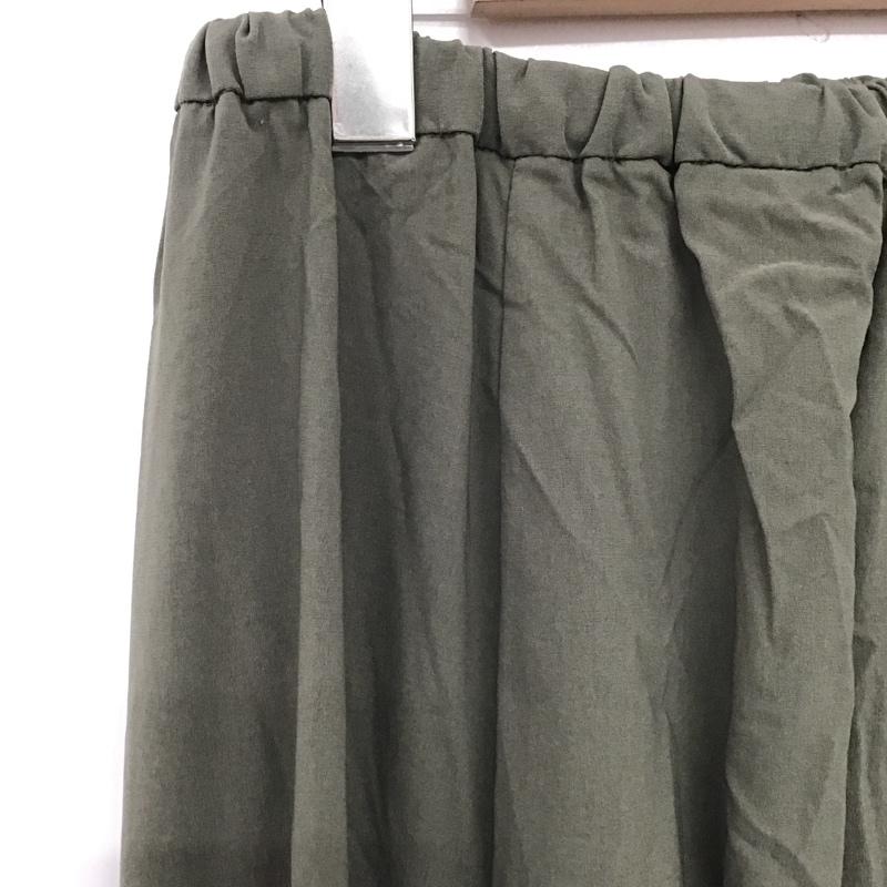 レプシィム LEPSIM スカート ロングスカート LPU51376AD ハギハギフレアスカート タグ付き FREE 無地 カーキ / カーキ /  レディース USED 古着 中古 10142001