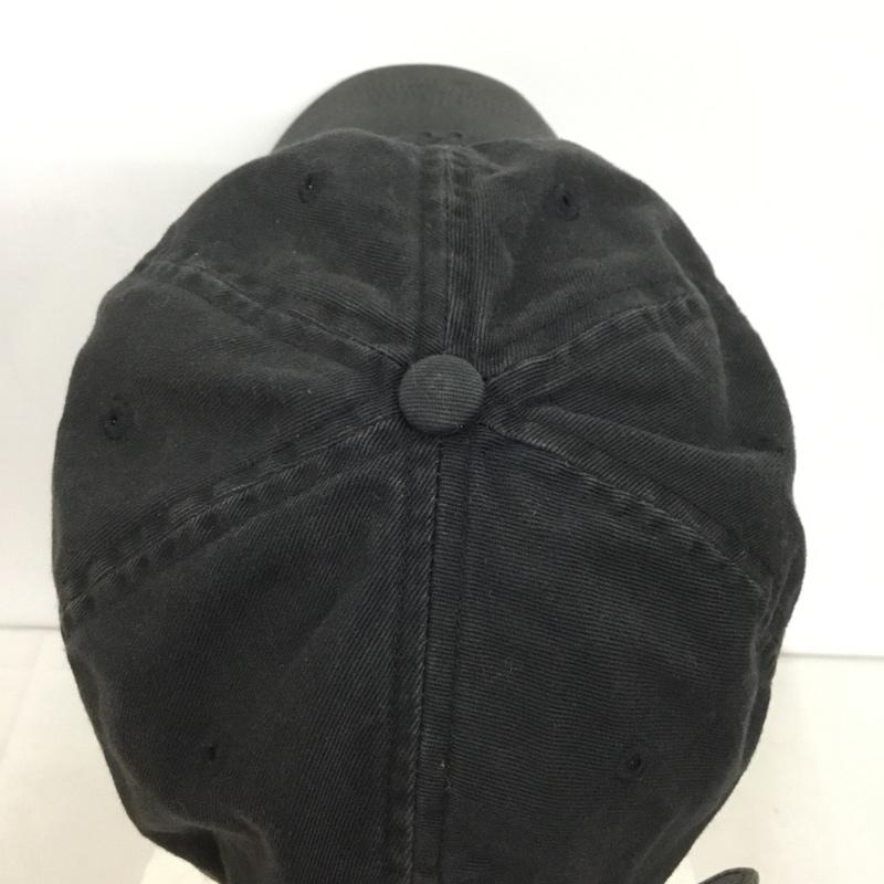 ポロラルフローレン POLO RALPH LAUREN 帽子 キャップ コットン レザー ONE SIZE ワンポイント 黒 / ブラック /  メンズ USED 古着 中古 10144303