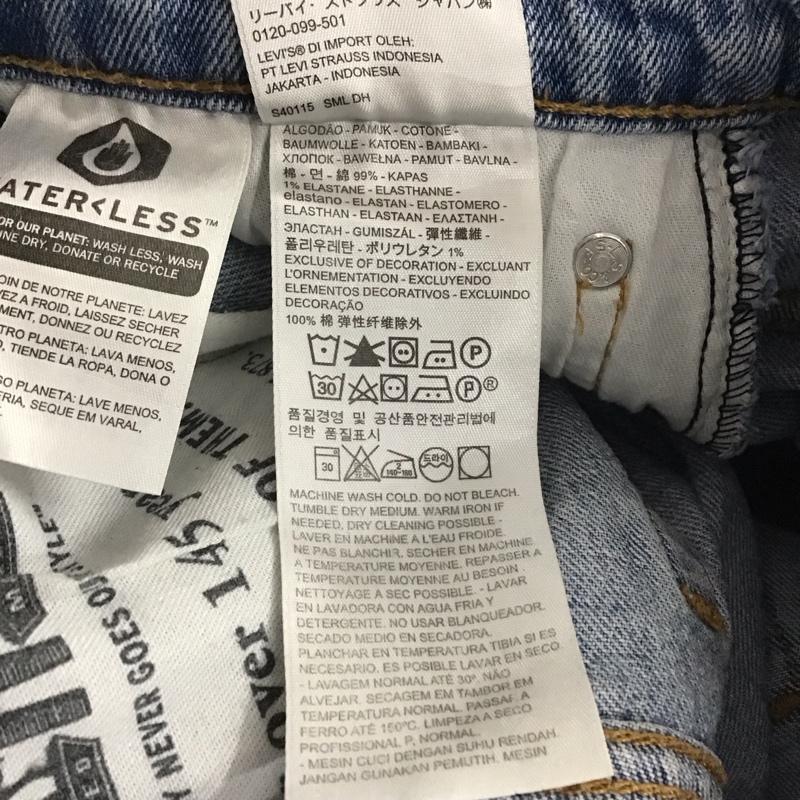 リーバイストラウスアンドコー Levi Strauss & co. パンツ デニム、ジーンズ デニムパンツ ワイドパンツ カジュアルパンツ ストレッチパンツ 34インチ 無地 インディゴ / インディゴ /  メンズ USED 古着 中古 10141516