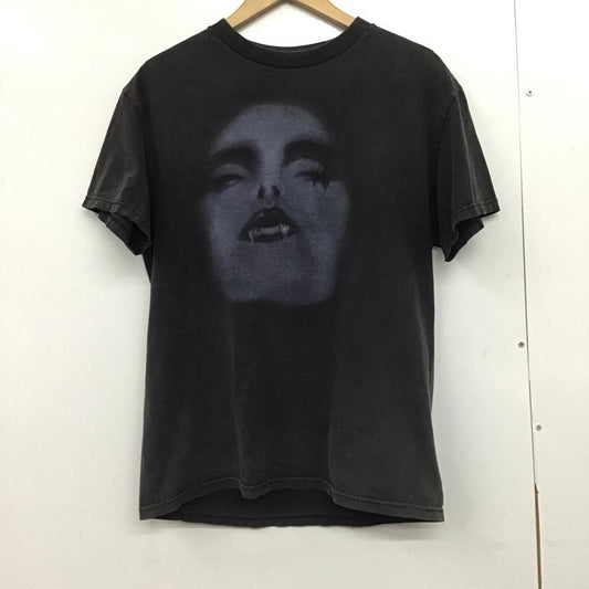 古着 USED Tシャツ 半袖 半袖カットソー プリントTシャツ クルーネックカットソー 古着 M プリント ダークグレー / ダークグレー /  メンズ USED 古着 中古 10148931