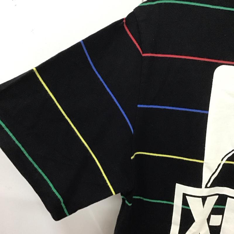 エクストララージ XLARGE Tシャツ 半袖 半袖カットソー プリントTシャツ クルーネックカットソー L プリント 黒 / ブラック /  メンズ USED 古着 中古 10129692