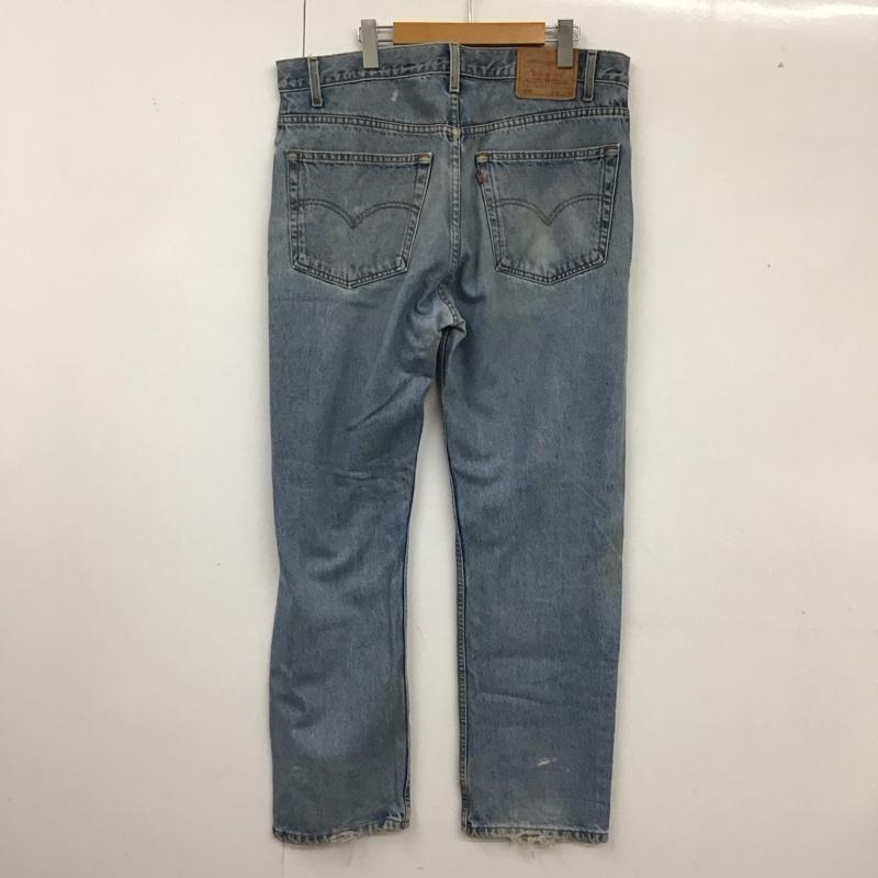 リーバイストラウスアンドコー Levi Strauss & co. パンツ デニム、ジーンズ デニムパンツ ストレートパンツ ワイドパンツ カジュアルパンツ 38 無地 インディゴ / インディゴ /  メンズ USED 古着 中古 10117565
