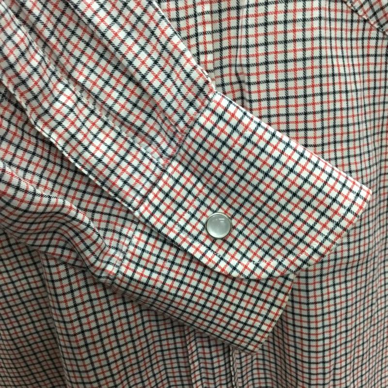 メゾンキツネ MAISON KITSUNE シャツ、ブラウス 長袖 長袖シャツ カラーシャツ ポケットシャツ 長袖カットソー チェックシャツ S チェック マルチカラー / マルチカラー /  メンズ USED 古着 中古 10117577
