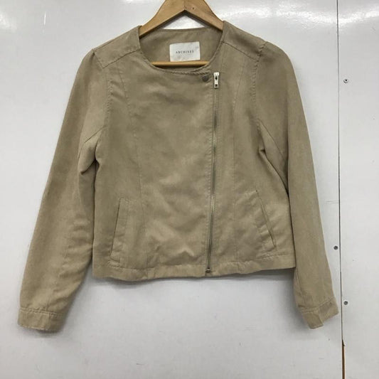 アルシーヴ archives ジャケット、上着 ジャケット、ブレザー M 無地 ベージュ / ベージュ /  レディース USED 古着 中古 10147201