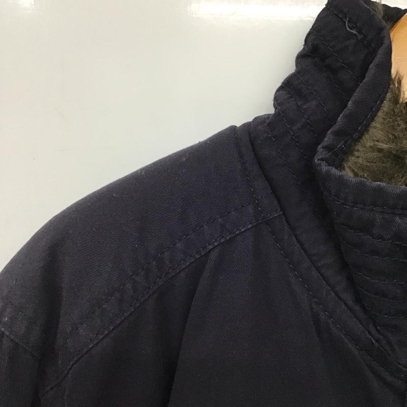 アバクロンビーアンドフィッチ ABERCROMBIE&FITCH ジャケット、上着 ジャンパー、ブルゾン ジップアップジャケット アウター スタンドカラー M ロゴ、文字 紺 / ネイビー /  メンズ USED 古着 中古 10146205