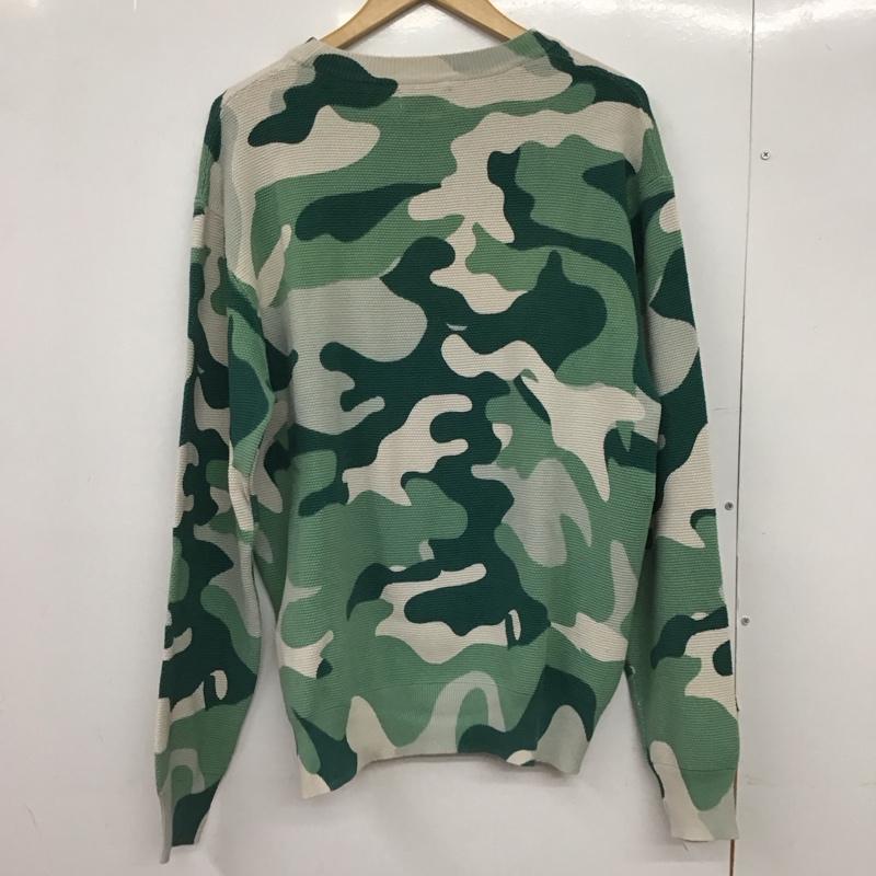 ザラメン ZARA MAN カットソー 長袖 長袖カットソー プリントカットソー クルーネック ワッフル XL カモフラージュ柄・迷彩 マルチカラー / マルチカラー /  メンズ USED 古着 中古 10149747