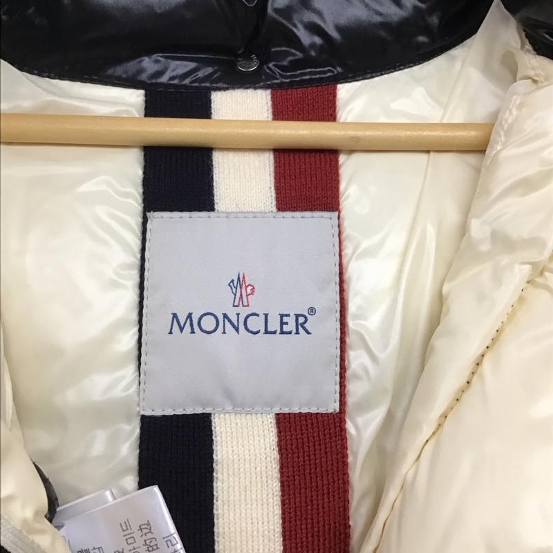 モンクレール MONCLER ジャケット、上着 ジャンパー、ブルゾン ダウンジャケット アウター フロントボタン 1 ロゴ、文字 黒 / ブラック /  メンズ USED 古着 中古 10146072