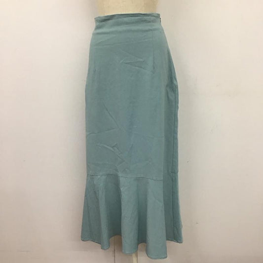センスオブプレイスバイアーバンリサーチ SENSE OF PLACE by URBAN RESEARCH スカート ロングスカート AA34-25B001 ストレッチハイウエストマーメイドスカート M 無地 水色 / ライトブルー /  レディース USED 古着 中古 10112986