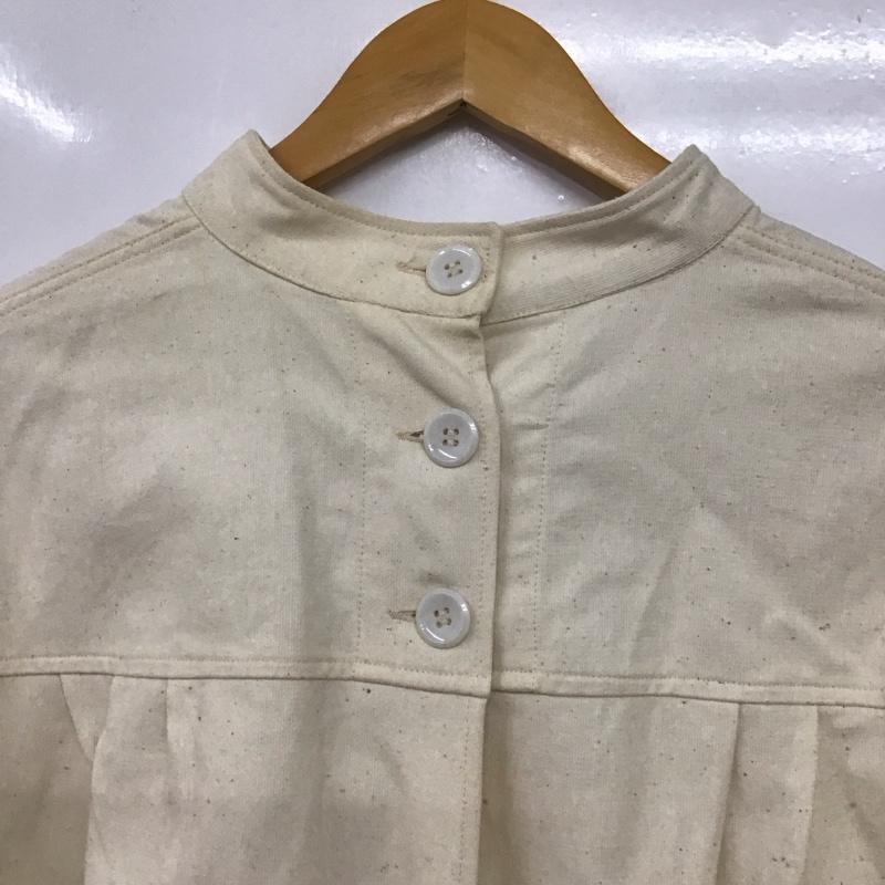 古着 USED ワンピース ロングスカート ミリタリー メディカルワンピース 半袖 ミリタリーサージカルガウン 102-44-121-63 無地 アイボリー / アイボリー /  レディース USED 古着 中古 10143102
