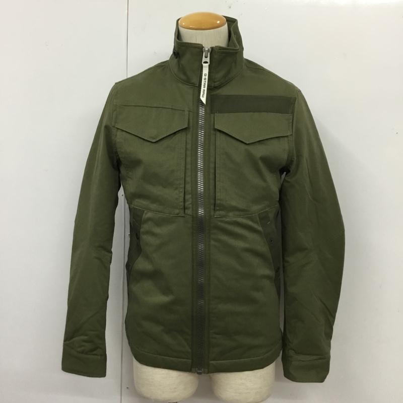 ジースターロゥ G-STAR RAW ジャケット、上着 ジャンパー、ブルゾン ジップアップジャケット ジャンパー ジャケット カジュアルジャケット アウター XS 無地 カーキ / カーキ /  メンズ USED 古着 中古 10109978