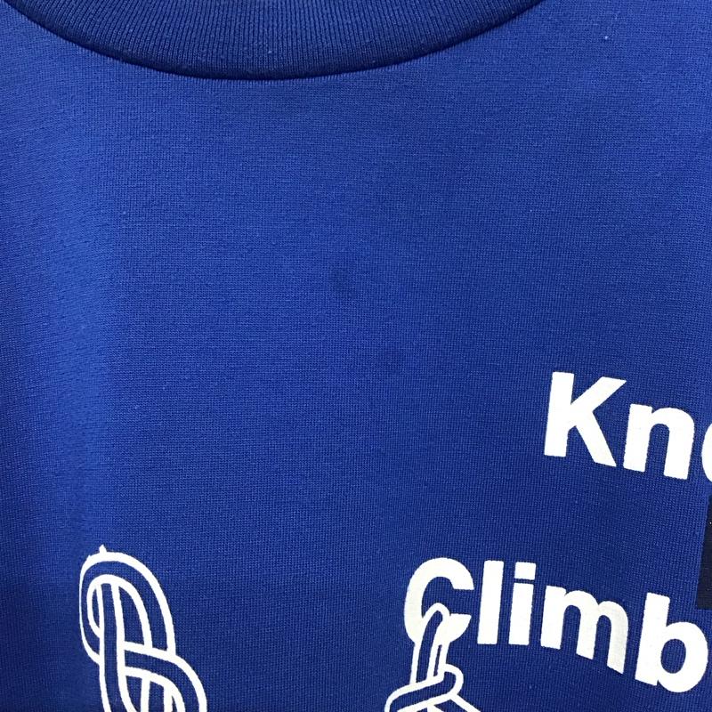 ザノースフェイス THE NORTH FACE Tシャツ 半袖 nt32113 ノッツフォークライマーズ Tシャツ プリントTシャツ L プリント 青 / ブルー /  メンズ USED 古着 中古 10133959