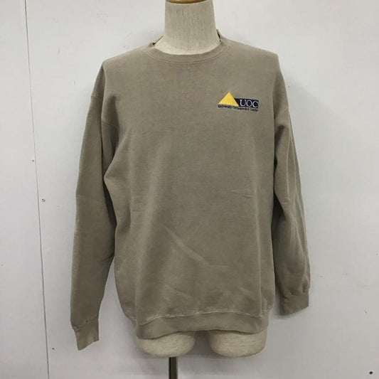 古着 USED トレーナー 長袖 長袖 M ロゴ、文字 ベージュ / ベージュ /  メンズ USED 古着 中古 10106991
