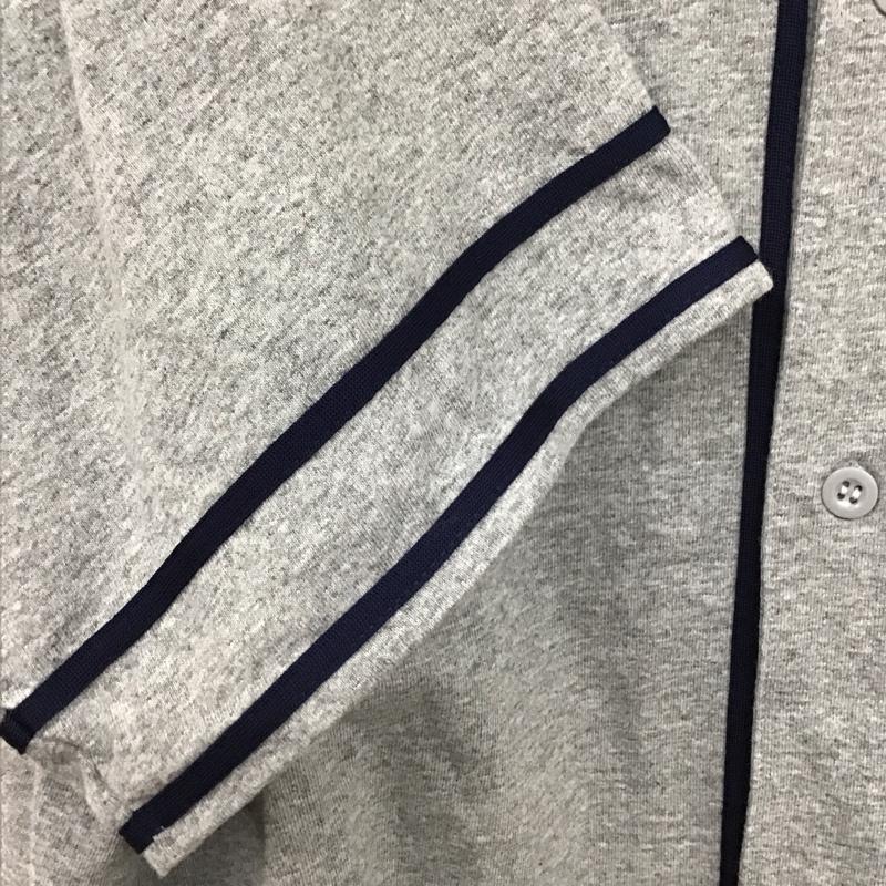 チャンピオン Champion シャツ、ブラウス 半袖 c8-r348 ベースボールTシャツ 半袖シャツ ノーカラーシャツ S 無地 灰 / グレー /  メンズ USED 古着 中古 10130342