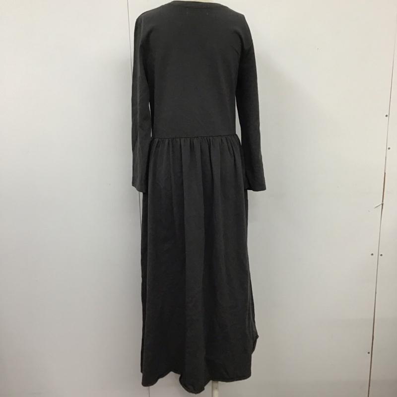 ビーミング バイ ビームス B:MING by BEAMS ワンピース ロングスカート 93-26-0710-213 切替 マキシワンピース 22SS S 無地 チャコールグレー / チャコールグレー /  レディース USED 古着 中古 10114967