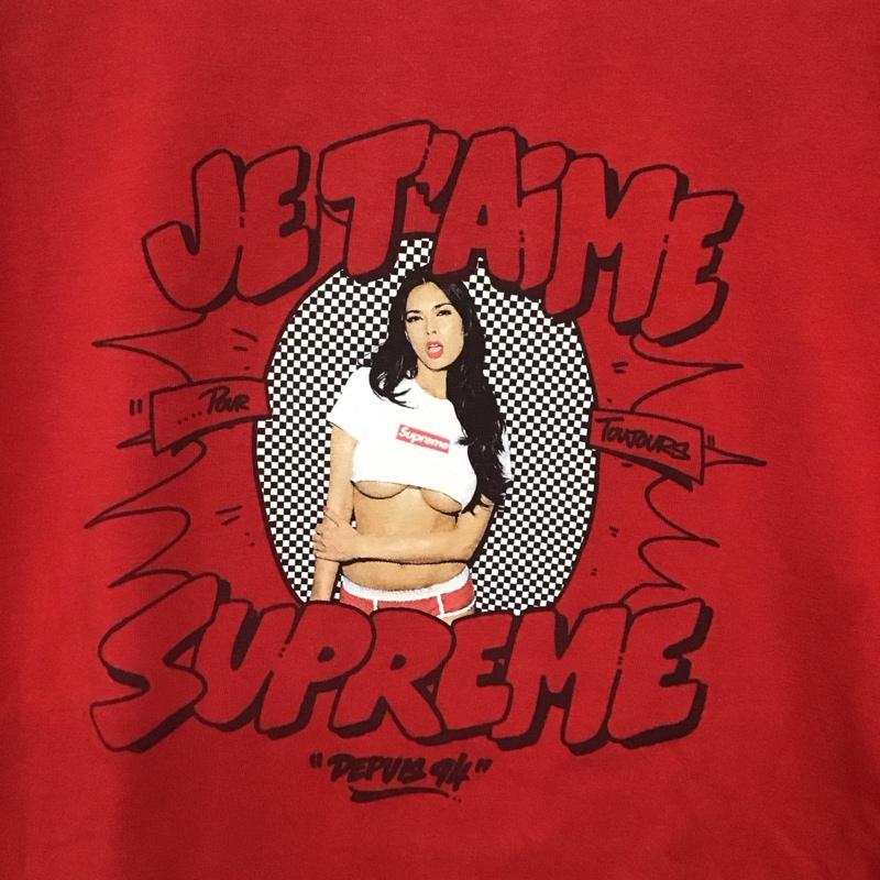 シュプリーム Supreme Tシャツ 半袖 07aw TeraPatrickJet AimeTee 半袖カットソー プリントTシャツ M プリント 赤 / レッド /  メンズ USED 古着 中古 10140984