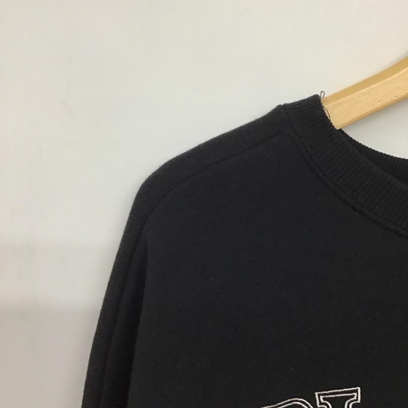 ジャバ Java トレーナー 長袖 長袖トレーナー スウェット クルーネック プルオーバー S ロゴ、文字 黒 / ブラック /  レディース USED 古着 中古 10142652