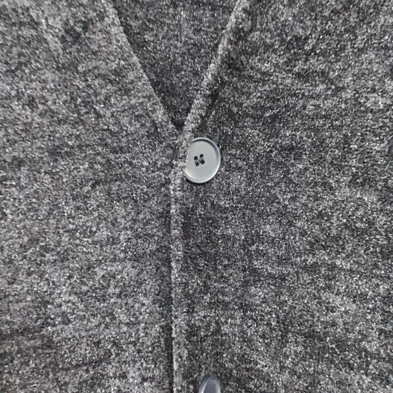 ジェラートピケ gelato pique カーディガン 長袖 長袖カーディガン 前ボタン ニットカーディガン ルームウェア M 無地 紺 / ネイビー /  メンズ USED 古着 中古 10144471