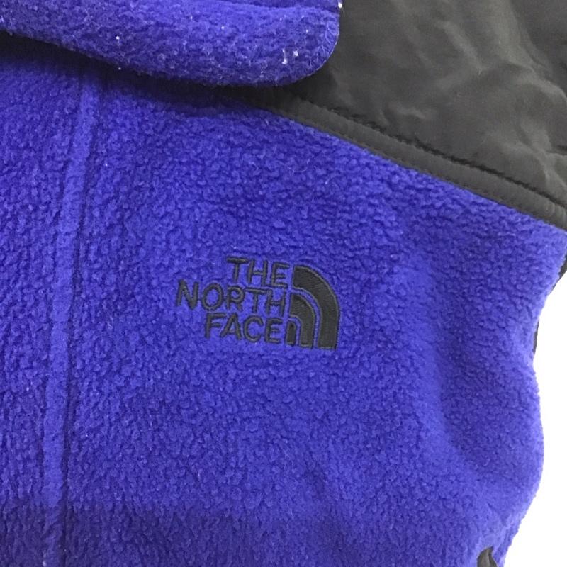 ザノースフェイス THE NORTH FACE ベスト ベスト ジップアップベスト フリースベスト ノースリーブカットソー ロゴ、文字 黒 / ブラック / X 青 / ブルー /  メンズ USED 古着 中古 10124196