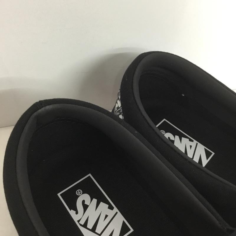 バンズ VANS スリッポン スリッポン V98 LITE LOGO.P 軽量 28cm 箱有 スニーカー 28.0cm 総柄 黒 / ブラック / X 白 / ホワイト /  メンズ USED 古着 中古 10141544