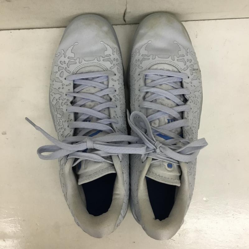 ナイキ NIKE スニーカー スニーカー DR0676-400 Jordan Zion 3 Half Blue/University Blue 27.0cm ロゴ、文字 水色 / ライトブルー /  メンズ USED 古着 中古 10138518