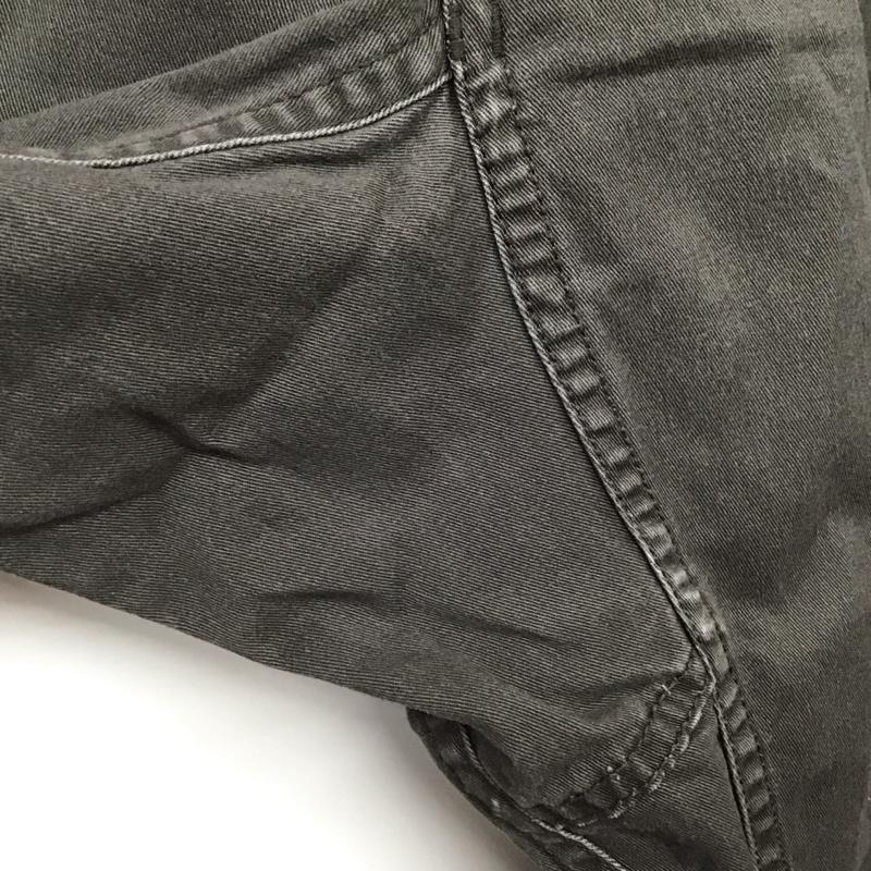 グラミチ GRAMICCI パンツ ワークパンツ、ペインターパンツ 0816-fdj ストレッチニューナローパンツ ワークパンツ XL ロゴ、文字 黒 / ブラック /  メンズ USED 古着 中古 10142379