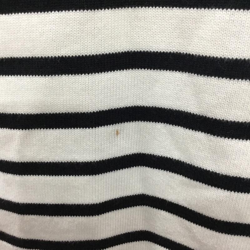 ギルティーパーティーズ GUILTYPARTIES カットソー 長袖 長袖カットソー クルーネックカットソー ロングスリーブカットソー ボーダーTシャツ L ボーダー柄 白 / ホワイト / X 黒 / ブラック /  メンズ USED 古着 中古 10118652