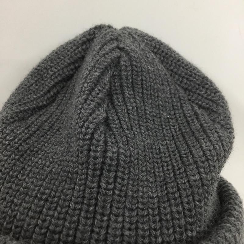 ラストリゾートエービー Last Resort AB 帽子 ニット帽 LR DOUBLE FOLD MERINO BEANIE ロゴ、文字 灰 / グレー /  メンズ USED 古着 中古 10131362