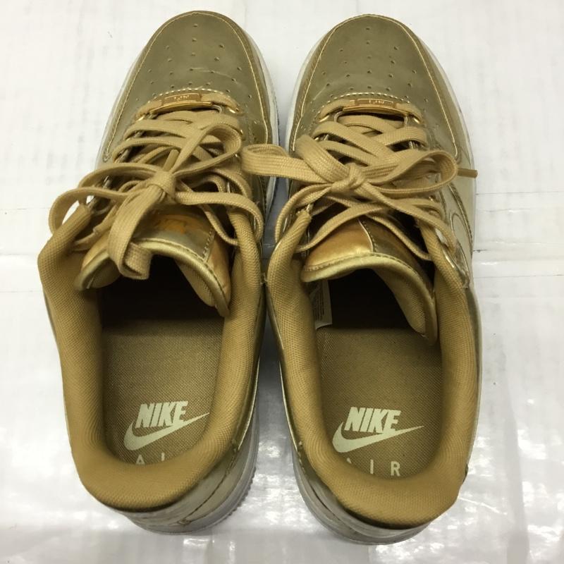 ナイキ NIKE スニーカー スニーカー CQ6566-700 WMNS AIR FORCE 1 SP 24.5cm 24.5cm ロゴ、文字 金 / ゴールド /  レディース USED 古着 中古 10113516