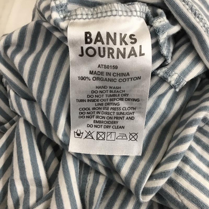 バンクス BANKS Tシャツ 半袖 半袖カットソー プリントTシャツ クルーネックカットソー M ボーダー柄 マルチカラー / マルチカラー /  メンズ USED 古着 中古 10113131