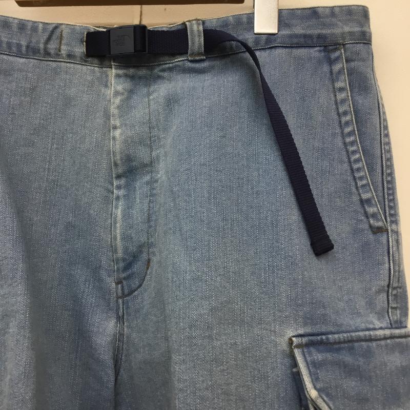 ザ ノースフェイス パープルレーベル THE NORTH FACE PURPLE LABEL パンツ ショートパンツ NT4308N デニムショートパンツ 34 無地 青 / ブルー /  メンズ USED 古着 中古 10151175