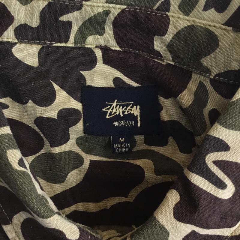 ステューシー STUSSY ジャケット、上着 ジャケット、ブレザー M カモフラージュ柄・迷彩 緑 / グリーン /  メンズ USED 古着 中古 10110371