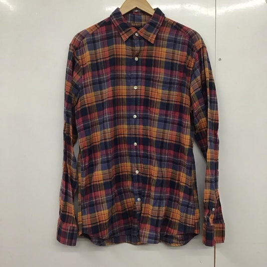 ギャップ GAP シャツ、ブラウス 長袖 長袖シャツ チェックシャツ カラーシャツ M チェック マルチカラー / マルチカラー /  メンズ USED 古着 中古 10141683