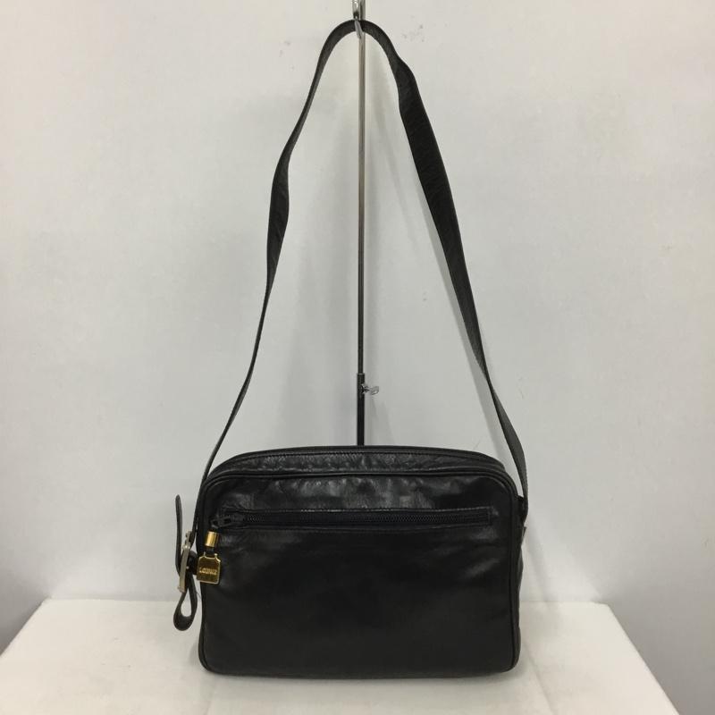ロエベ LOEWE ショルダーバッグ ショルダーバッグ オールドロエベ ワンポイント 黒 / ブラック /  レディース USED 古着 中古 10137338