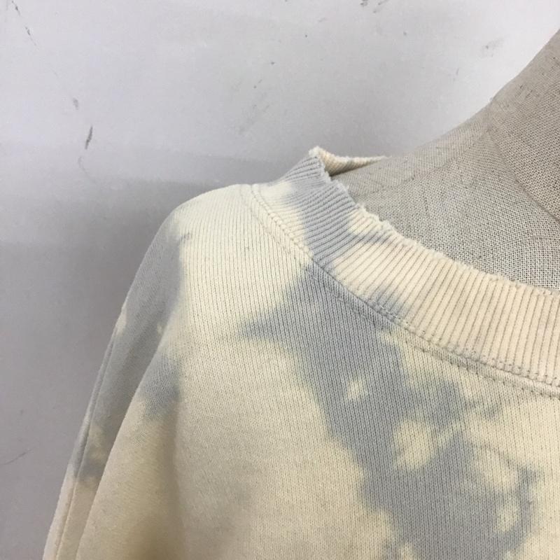 スライ SLY トレーナー 長袖 030eay80-6670 OVER BLEACH DAMAGE SW トップス FREE 総柄 マルチカラー / マルチカラー /  レディース USED 古着 中古 10119784
