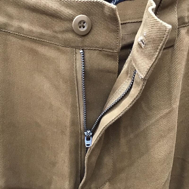 ニコアンド niko and... パンツ ワークパンツ、ペインターパンツ ワークパンツ ワイドパンツ カジュアルパンツ ミリタリーパンツ L 無地 茶 / ブラウン /  メンズ USED 古着 中古 10117423