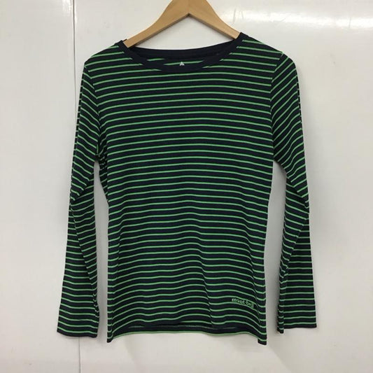 モンベル mont-bell Tシャツ 長袖 1104819 WIC.ボーダーロングスリーブT M ボーダー柄 マルチカラー / マルチカラー /  レディース USED 古着 中古 10131565