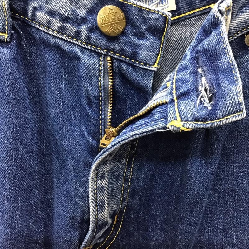 マウジー MOUSSY スカート ひざ丈スカート 0107ST11-0350 デニムスカート タック入り 0 無地 青 / ブルー /  レディース USED 古着 中古 10115470