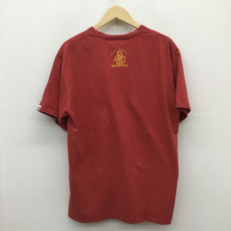 アベイシングエイプ A BATHING APE Tシャツ 半袖 XL プリント 赤 / レッド / X 黄 / イエロー /  メンズ USED 古着 中古 10128857