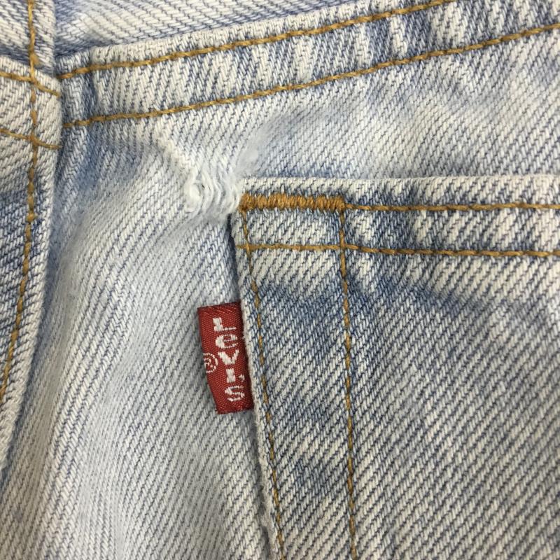 リーバイス Levi s パンツ デニム、ジーンズ 90 s USA製 34 無地 水色 / ライトブルー /  メンズ USED 古着 中古 10135818