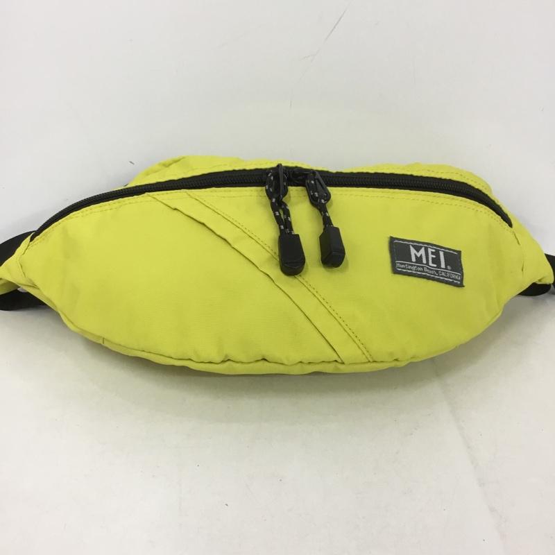 メイ MEI ウエストバッグ ウエストバッグ ロゴ、文字 黄 / イエロー /  メンズ USED 古着 中古 10143547