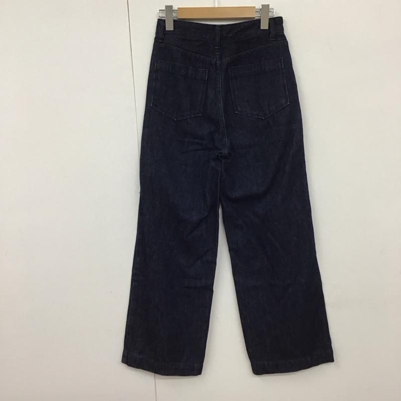 アーバンリサーチ URBAN RESEARCH パンツ デニム、ジーンズ デニムパンツ ワイドパンツ カジュアルパンツ S 無地 インディゴ / インディゴ /  レディース USED 古着 中古 10130924