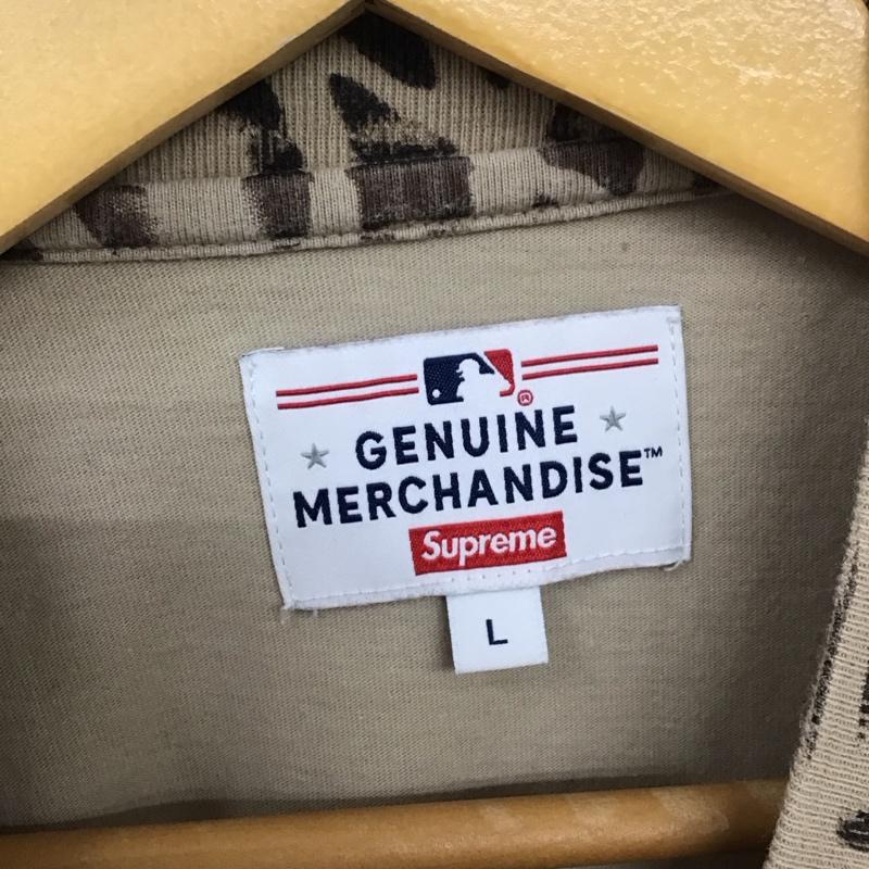 シュプリーム Supreme Tシャツ 半袖 2021FW NewYorkYankeesTシャツ 半袖カットソー プリントTシャツ L プリント ベージュ / ベージュ /  メンズ USED 古着 中古 10131142