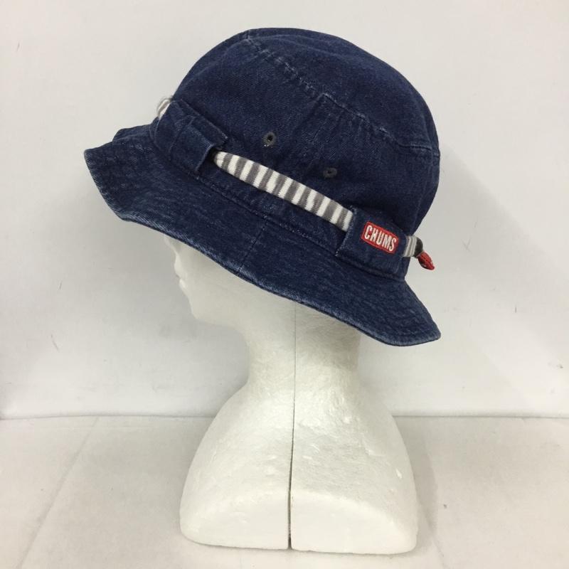 チャムス CHUMS 帽子 ハット NN80133 THE NORTH FACE デニム FREE ロゴ、文字 インディゴ / インディゴ /  メンズ USED 古着 中古 10130534