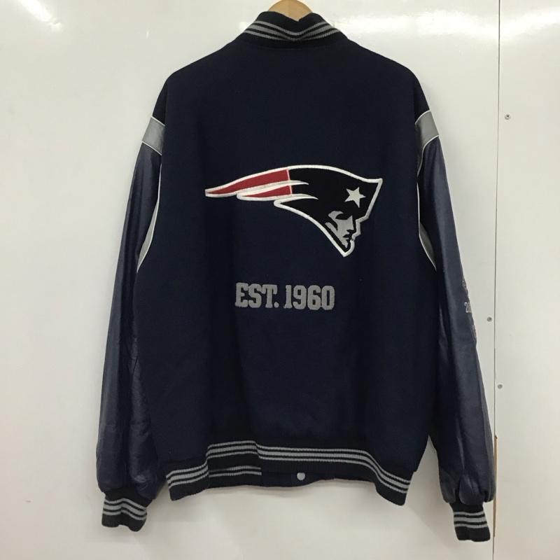 ナショナルフットボールリーグ NFL ジャケット、上着 ジャケット、ブレザー スタジャン アウター 前ボタンジャケット リバーシブル XL ロゴ、文字 インディゴ / インディゴ /  メンズ USED 古着 中古 10133673