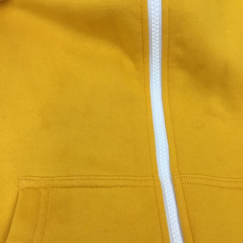 ザノースフェイス THE NORTH FACE パーカー 長袖 ジップアップパーカー 長袖パーカー フード付きパーカー M ロゴ、文字 黄 / イエロー /  メンズ USED 古着 中古 10118668