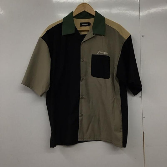 エクストララージ XLARGE シャツ、ブラウス 半袖 半袖シャツ プリントシャツ ポケットシャツ M ロゴ、文字 マルチカラー / マルチカラー /  メンズ USED 古着 中古 10150260